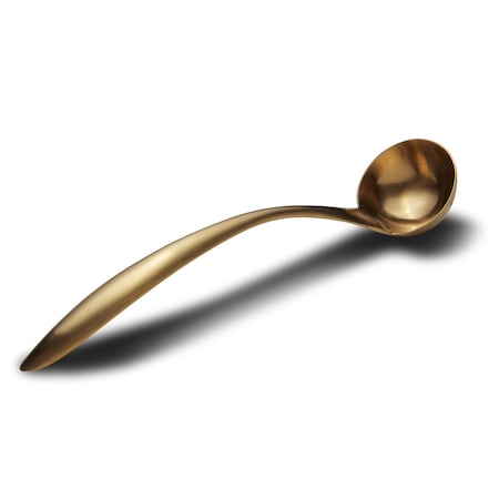 Bon Chef Ez Use Banq Serving Sauce Ladle W/Hollow Cool Handle 10" 1 Oz - Gold Matte 9462GM